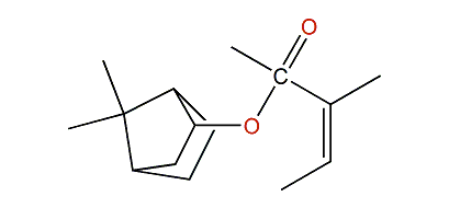 Bornyl (Z)-2-methyl-2-butenoate